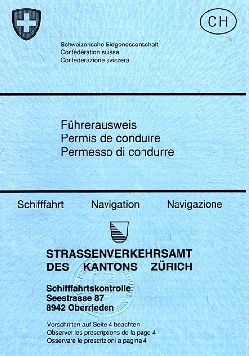 Motorboot Führerschein Beispiel