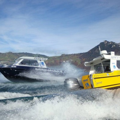Gehri Bootsschule Thunersee - Motorbootschule Thunersee für die Motorbootprüfung Kat. A und gute Fahrt auf Schweizerischen Gewässern.